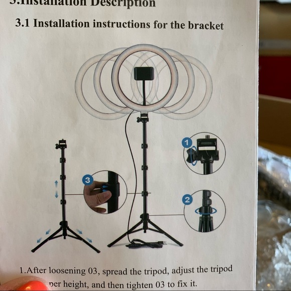 LED 10” light forPictures, Makeup, Live Streaming - Picture 1 of 13